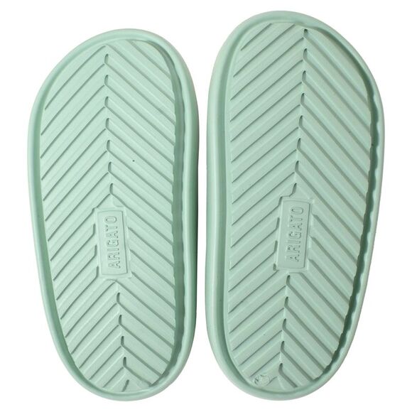 Axel Arigato Magma Platform Sandals in Green Rubber